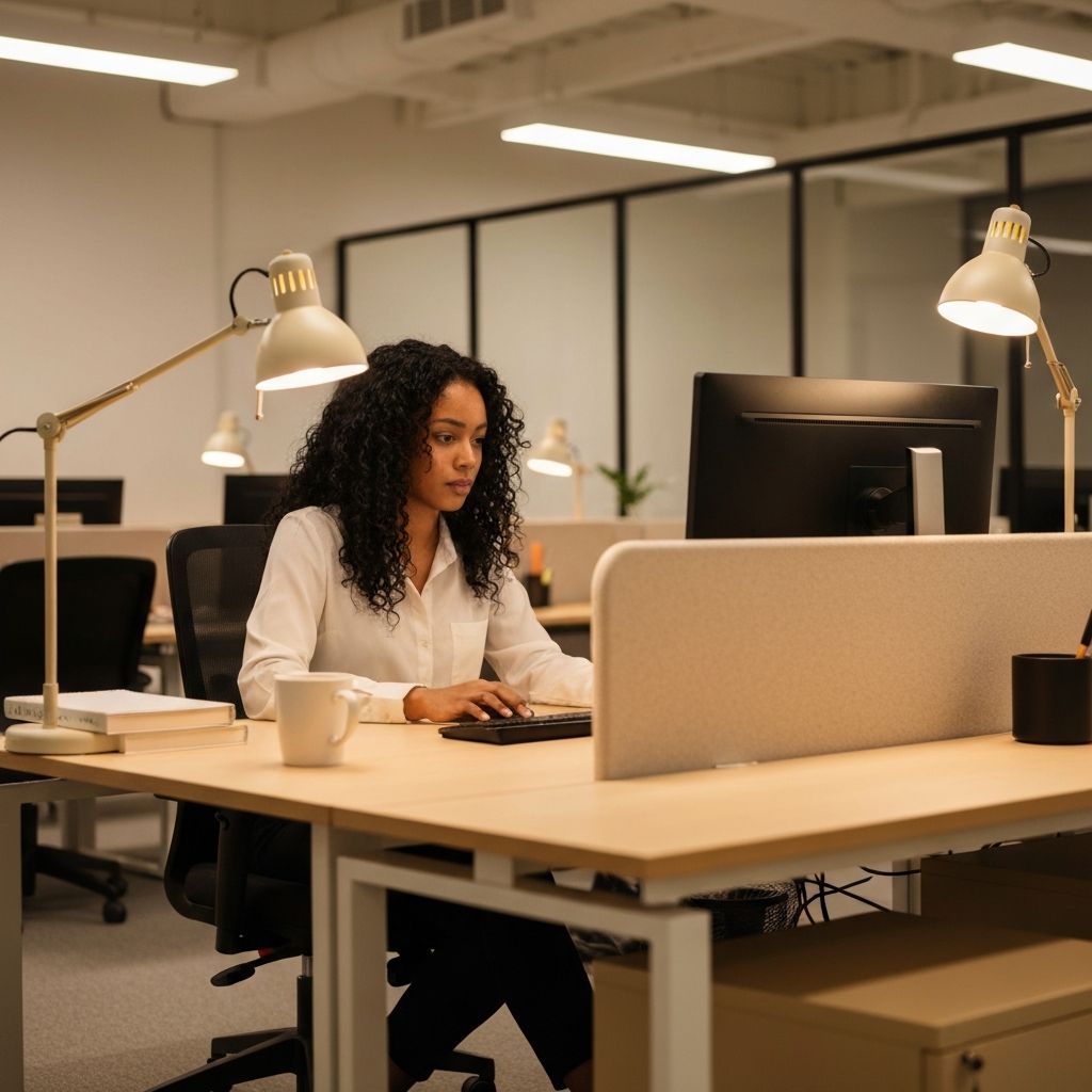 Modern sedentary work environment